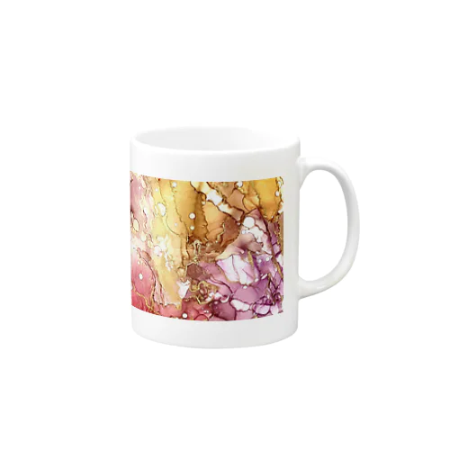 アルコールインクアート① Mug