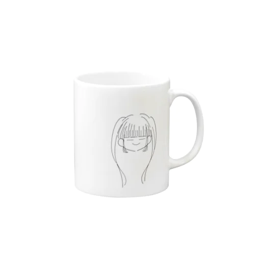 過ぎちゃったけど、ツインテ！⌒8( ˙-˙ )8⌒ Mug