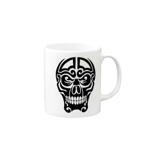 スカルのトライバル / Tribal of skull Mug