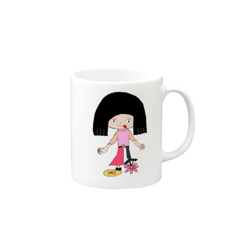 花さかす闇ガールの好きな色 Mug