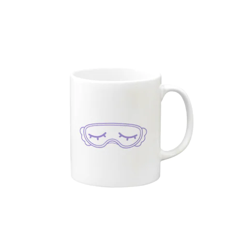 アイマスク紫 Mug