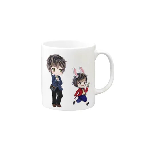 そんなに急いでどこいくの？（てるにゃん） Mug