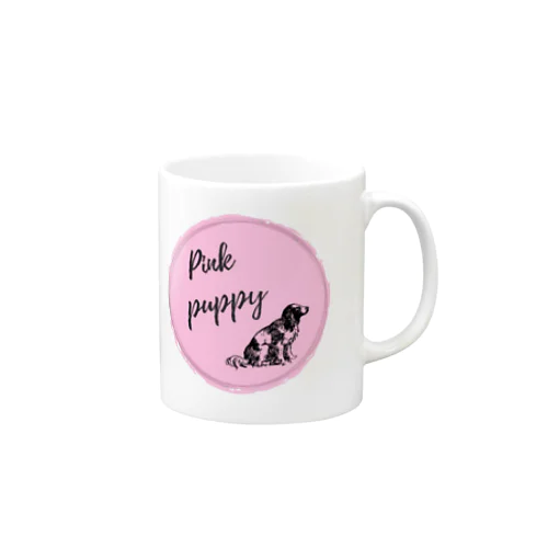 Pink puppy シリーズ Mug