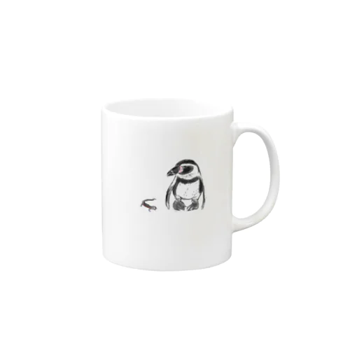 ペンギンとイモリ Mug