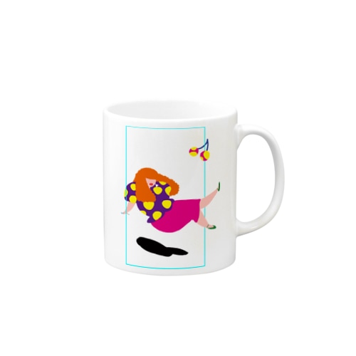 水玉の女04 Mug