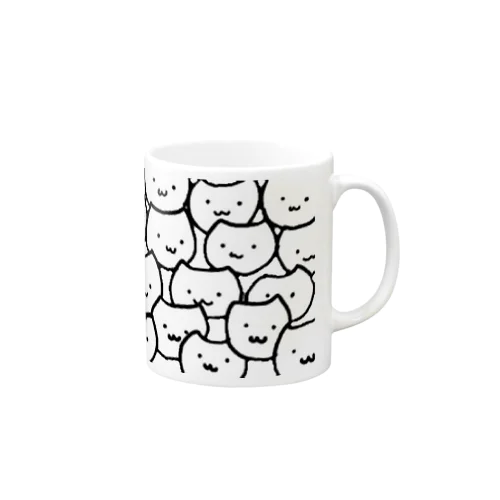 ねこだくさん Mug