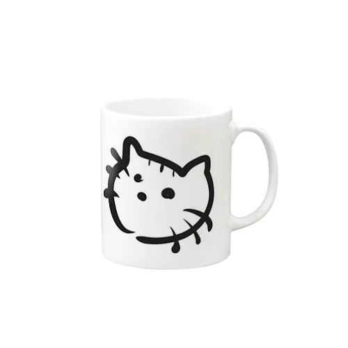 5秒で描いたネコ Mug