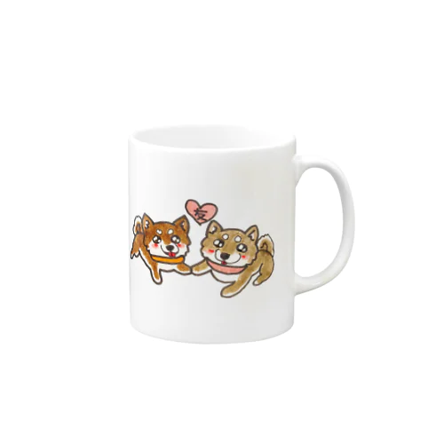 ずっ友柴犬ズ Mug