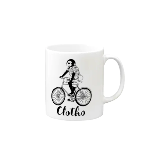 clothoのロゴ Mug