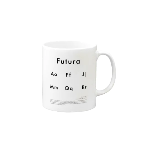 Futura - フォントシリーズ Mug