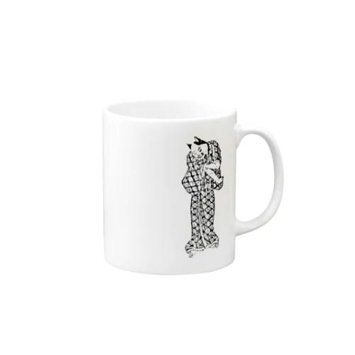 様子をうかがうふく Mug