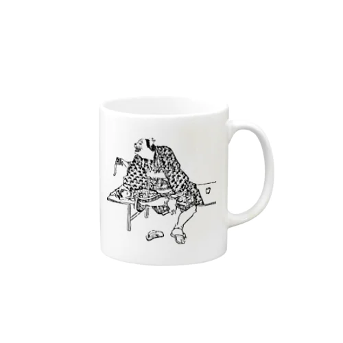 金銀の鈴を見せるぺけ Mug