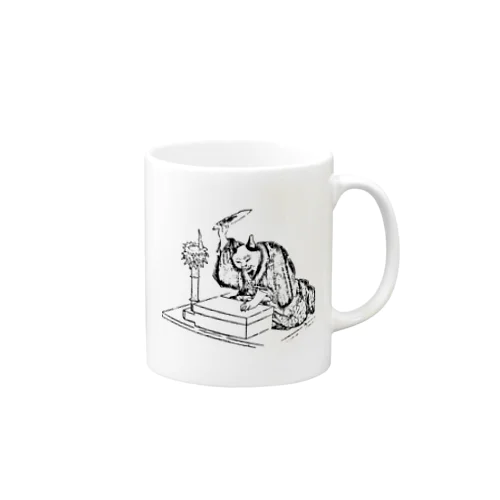 講談する猫 Mug