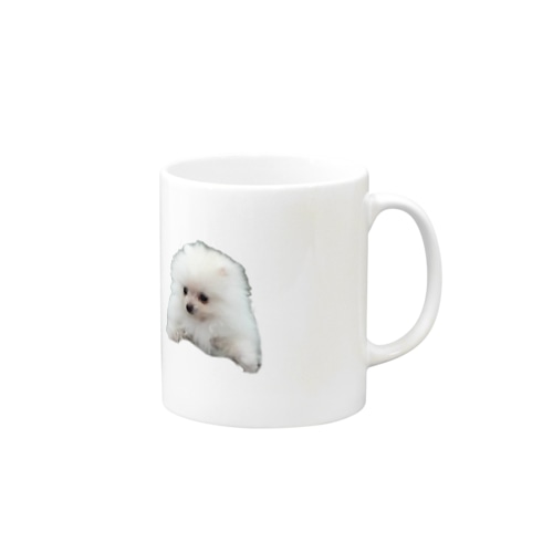 前を向くポメラニアン Mug