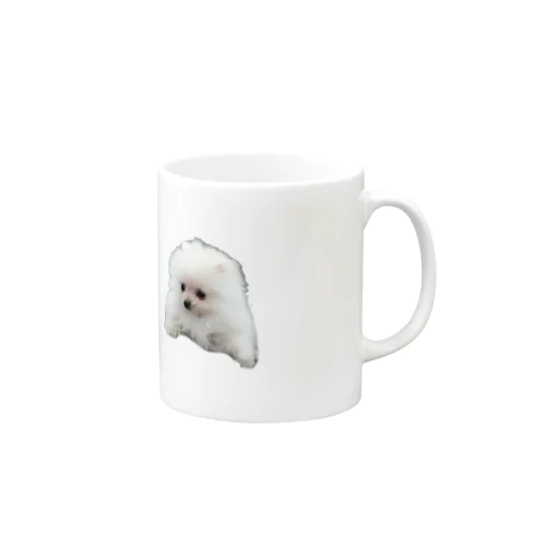 前を向くポメラニアン Mug