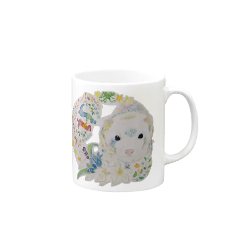 6月フェレット銀ちゃん Mug