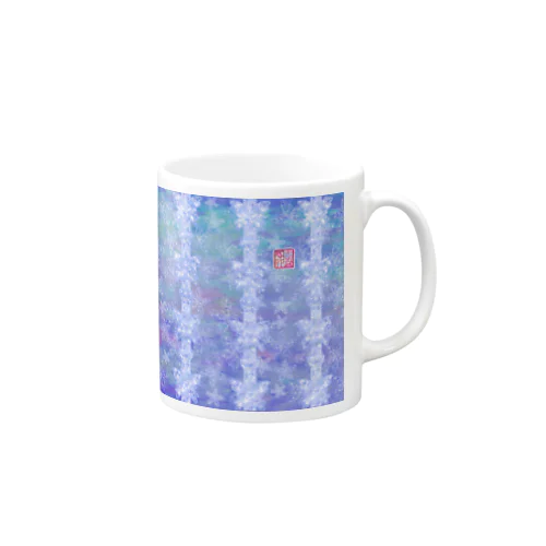 「花籠」Series * butterflyhearts blue Mug