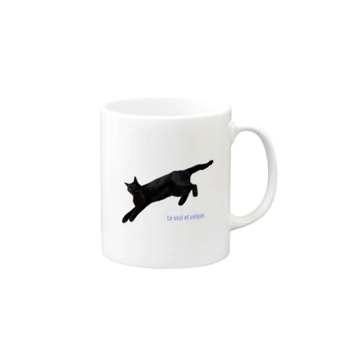 きょうの黒猫 Mug