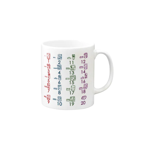 マヤ数字 Mug