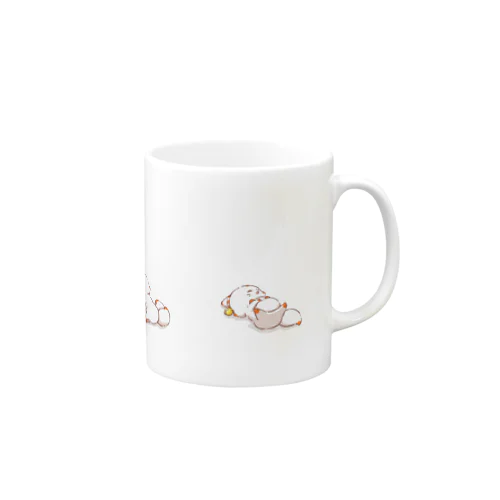 寝る。（文字なし） Mug