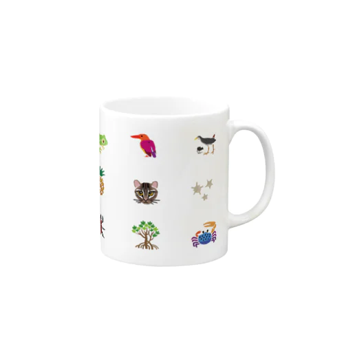 しまのなかま　文字なし Mug