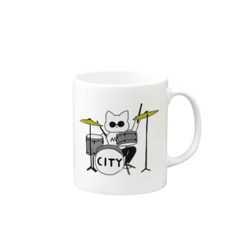 ドラムシティニャンコ Mug
