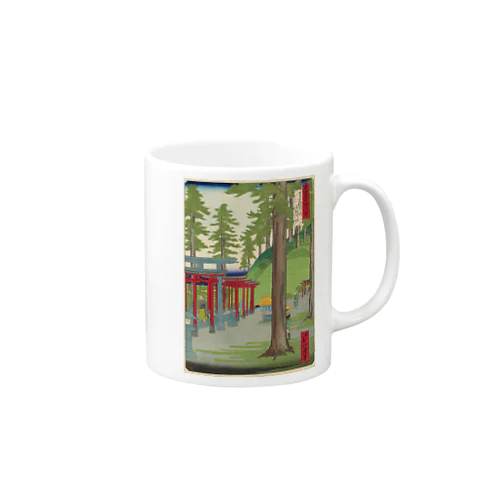 東京名所四十八景　王子稲荷内白狐乃社 Mug