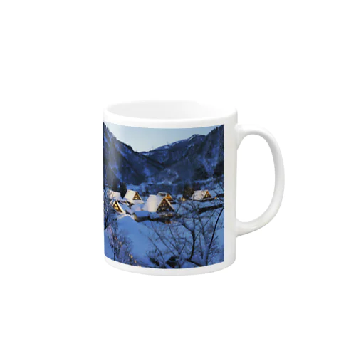 五箇山ライトアップ Mug