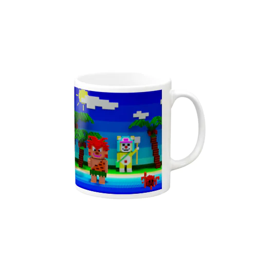 隊長＆ゴン太 Mug