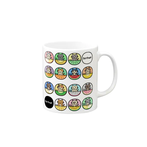 14Cats（フルーツ） Mug