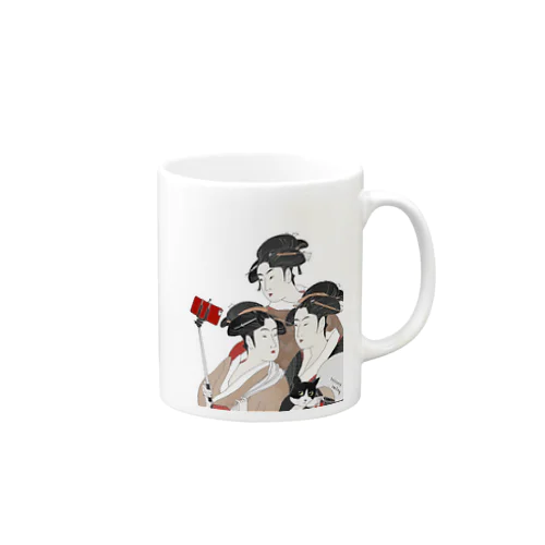 自撮り界隈女子 Mug