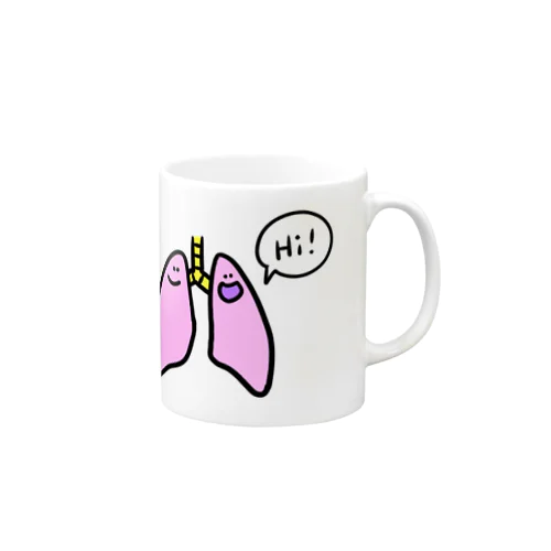 Hi! 陽気な肺 Mug