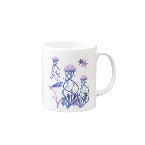 Dream jellyfish　くらげ浮遊 Mug