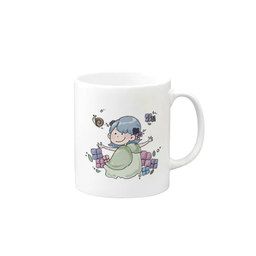 紫陽花の子 Mug
