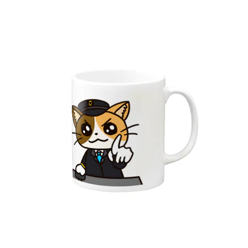 にゃんこ運転士 Mug