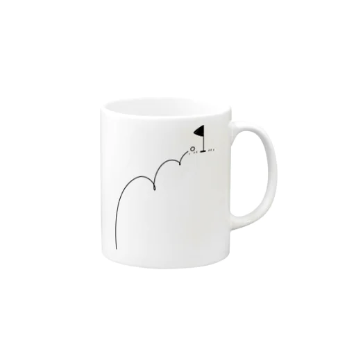 バックプリント カップイン ゴルフTシャツ Mug