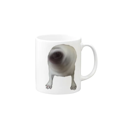 回転犬 Mug