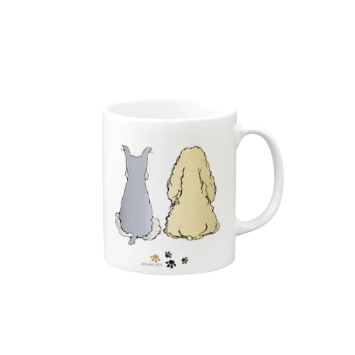 わんわんグッズ シュナウザー・コッカー Mug