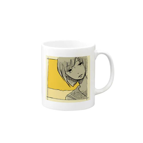 おかっぱガール Mug