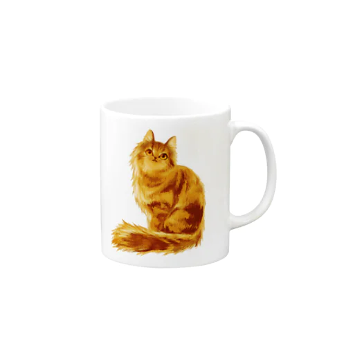 046はちわびねこグッズ Mug