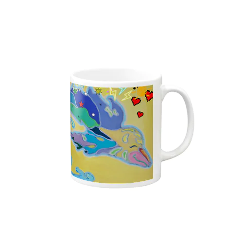 Mary's  tweets『ワーイ、海水浴って最高!!』 Mug