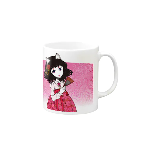 Rose-design（扇子閉じVer.） Mug