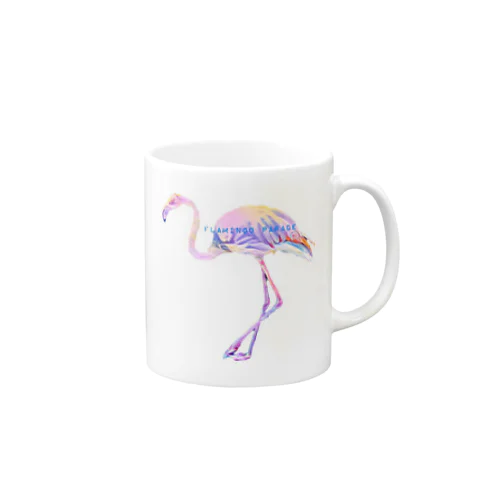 Flamingo Parade Mug