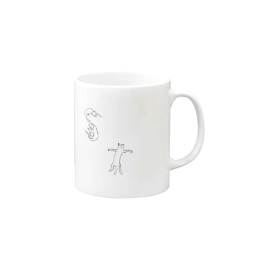 ゆるっと猫×ST  Mug