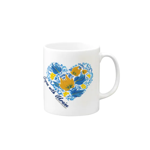 Japan with Ukraine Mug