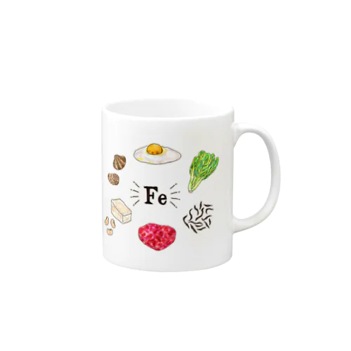 大事な鉄分 Mug