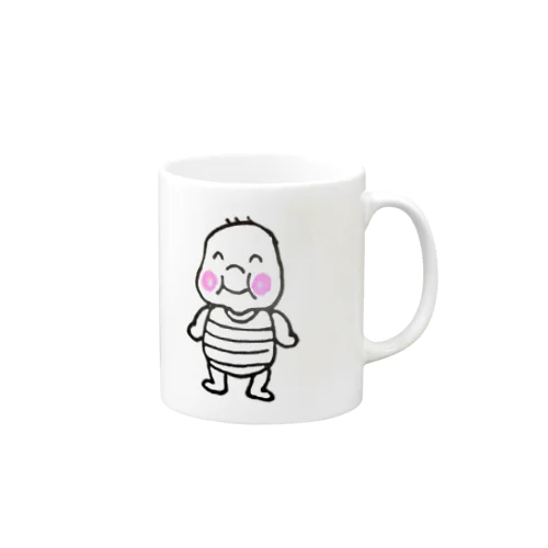 ばあちゃんが描いた孫 Mug