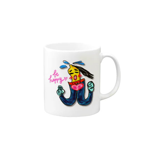 ズボンから引かれるうしろ紙〜バナナ Mug