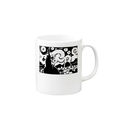 星月夜（ほしづきよ、英語: The starry night） Mug