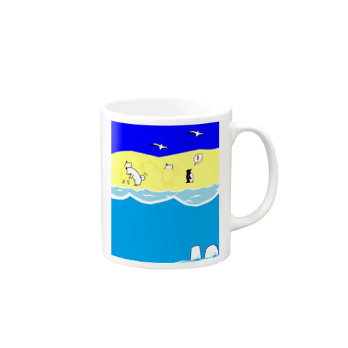 お迎え Mug